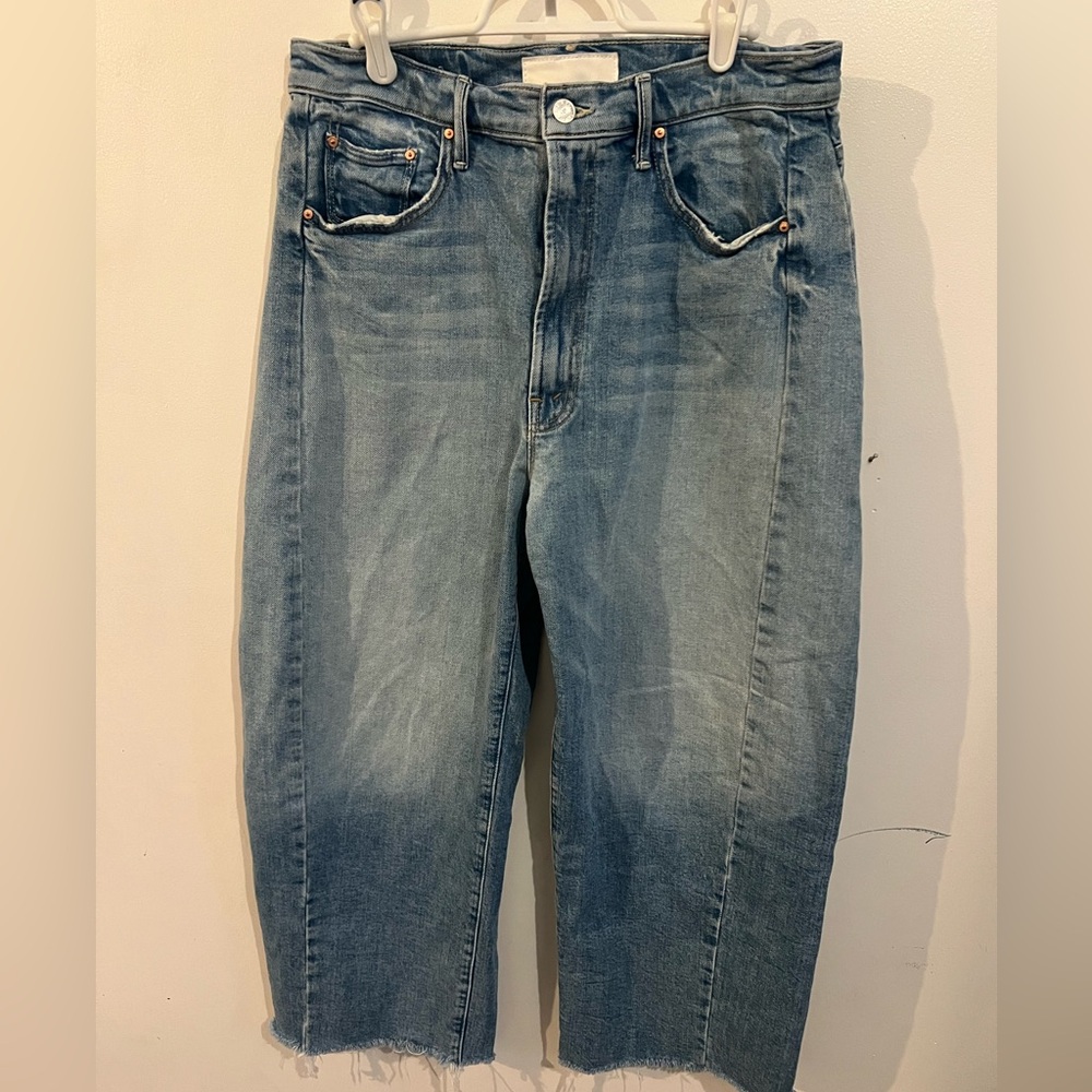 lil mother half pipe ankle fray jeans womens petite size 31